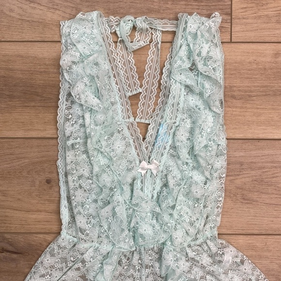 Betsey Johnson Lingerie Lace Romper‎ Coquette - Picture 2 of 11